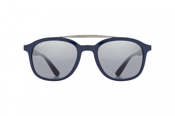   Ray-Ban Highstreet RB4290-6197-88 Blue | Grey Silver Mirror