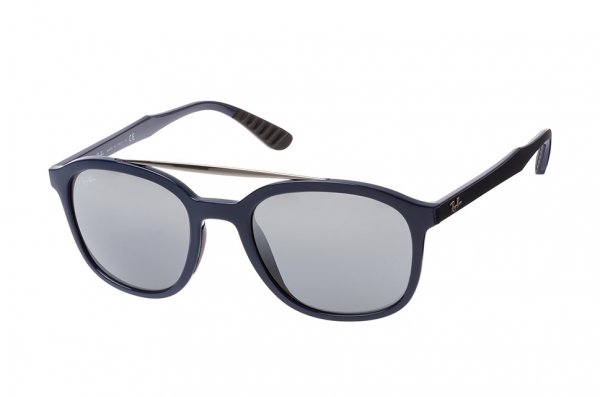   Ray-Ban Highstreet RB4290-6197-88 Blue | Grey Silver Mirror