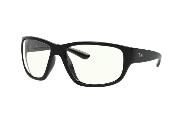   Ray-Ban Highstreet RB4300-601-B5 Black | Clear