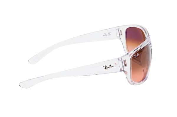   Ray-Ban Highstreet RB4300-6325-A5 Transparent White | Faded Brown