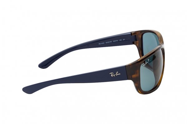   Ray-Ban Highstreet RB4300-6433-S2 Havana | Blue Polarized 