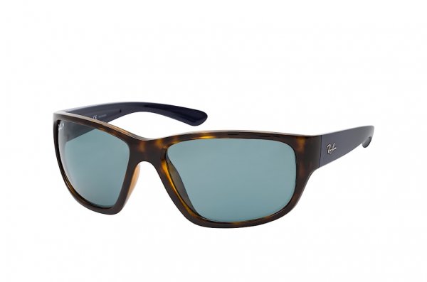   Ray-Ban Highstreet RB4300-6433-S2 Havana | Blue Polarized 