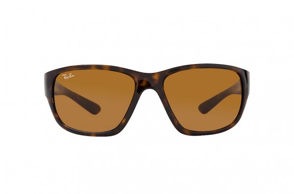   Ray-Ban Highstreet RB4300-710-33 Dark Havana | Natural Brown
