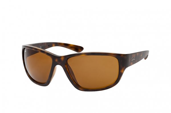   Ray-Ban Highstreet RB4300-710-33 Dark Havana | Natural Brown