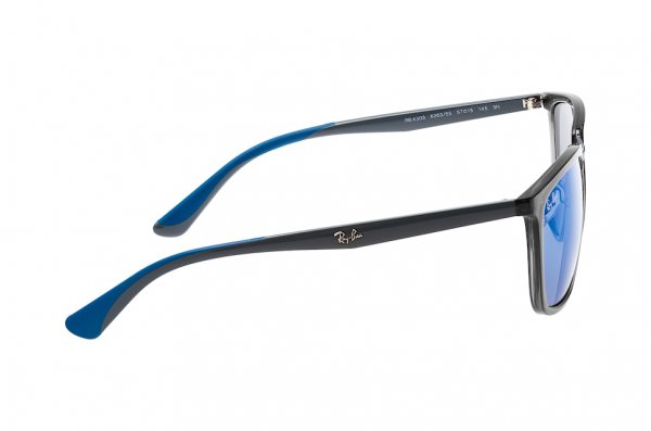   Ray-Ban Highstreet RB4303-6363-55 Vinous/ Grey | Blue Mirror