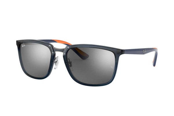   Ray-Ban Highstreet RB4303-6364-88 Dark Blue / Orange | Gradient Grey