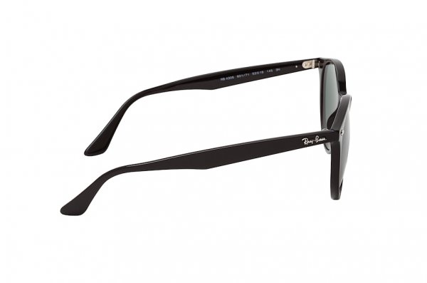  Ray-Ban Highstreet RB4305-601-71 Black | |Natural Green