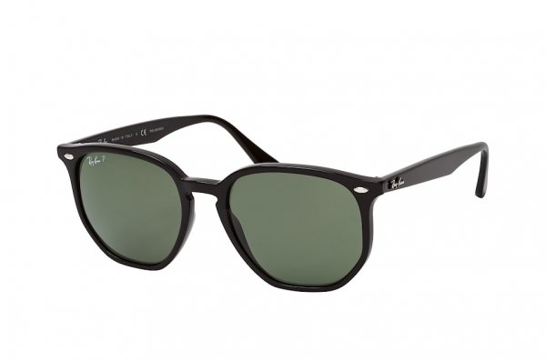   Ray-Ban Highstreet RB4306-601-9A Black | Green Polarized