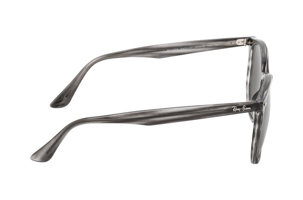   Ray-Ban Highstreet RB4306-6430-87 Striped Grey | Dark Grey