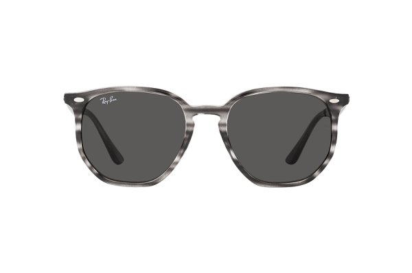   Ray-Ban Highstreet RB4306-6430-87 Striped Grey | Dark Grey