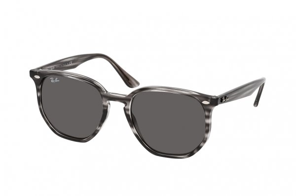   Ray-Ban Highstreet RB4306-6430-87 Striped Grey | Dark Grey