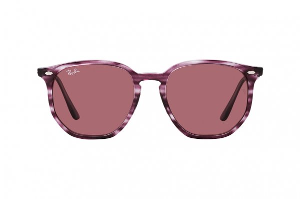   Ray-Ban Highstreet RB4306-6431-75 Striped Vinous | Dark Vinous 