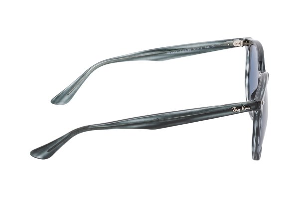   Ray-Ban Highstreet RB4306-6432-80 Striped Grey | Dark Blue