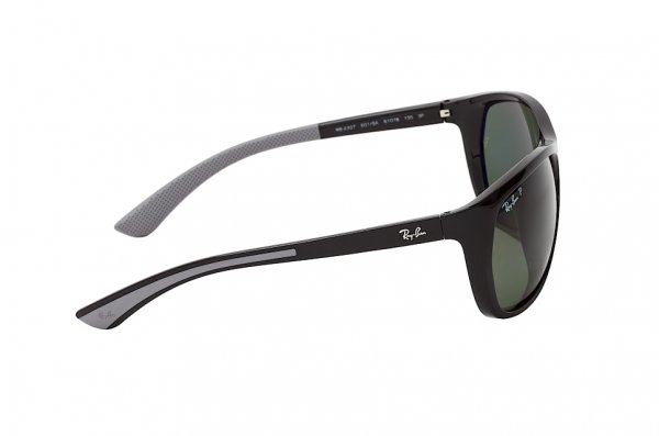   Ray-Ban Highstreet RB4307-601-9A Black | Green Polarized