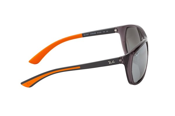   Ray-Ban Highstreet RB4307-6439-88 Grey | Dark Grey