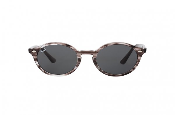  Ray-Ban Highstreet RB4315-6430-87 Striped Grey | Dark Grey
