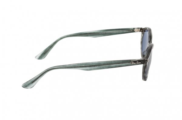  Ray-Ban Highstreet RB4315-6432-80 Striped Grey | Natural Blue
