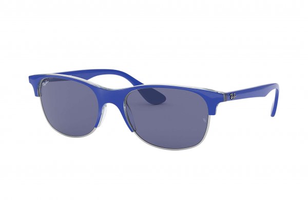   Ray-Ban Highstreet RB4319-6409-76 Light Blue | Deep Blue