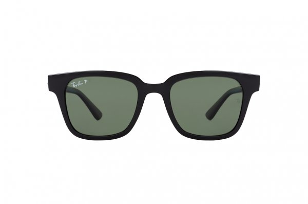   Ray-Ban Highstreet RB4323-601-9A Black | Natural Green Polarized