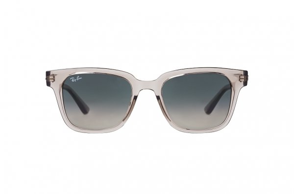   Ray-Ban Highstreet RB4323-6449-71 Transparent Grey | Gradient Green / Grey