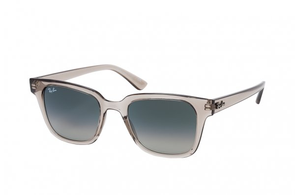   Ray-Ban Highstreet RB4323-6449-71 Transparent Grey | Gradient Green / Grey