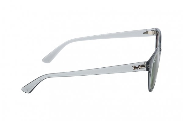   Ray-Ban Highstreet RB4324-6450-4E Transparent Grey | Natural Green