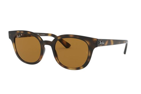   Ray-Ban Highstreet RB4324-710-83 Havana | Brown Polarized