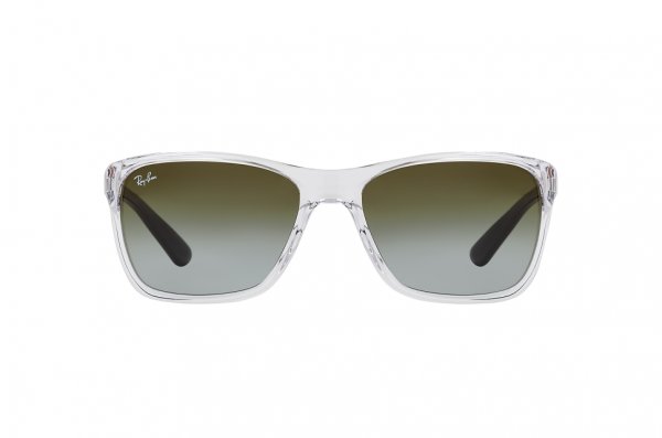   Ray-Ban Highstreet RB4331-6477-7Z Transparent White / Grey | Gradient Green