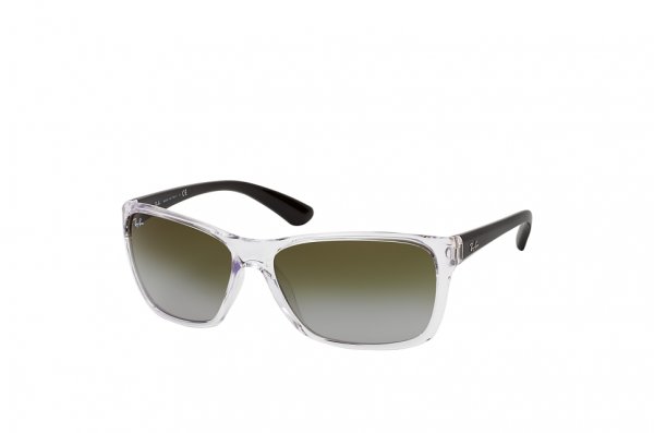   Ray-Ban Highstreet RB4331-6477-7Z Transparent White / Grey | Gradient Green