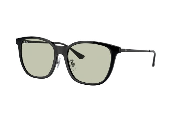   Ray-Ban Highstreet RB4333D-601-2 Black | Light Green