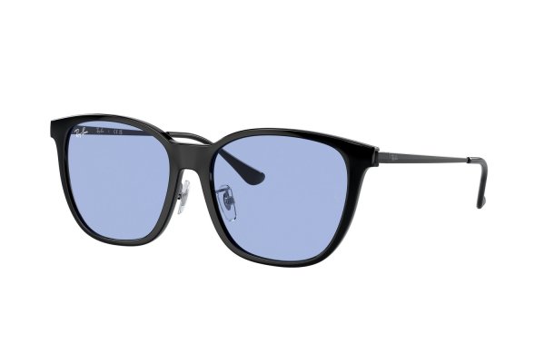   Ray-Ban Highstreet RB4333D-6746-80 Black | Light Blue