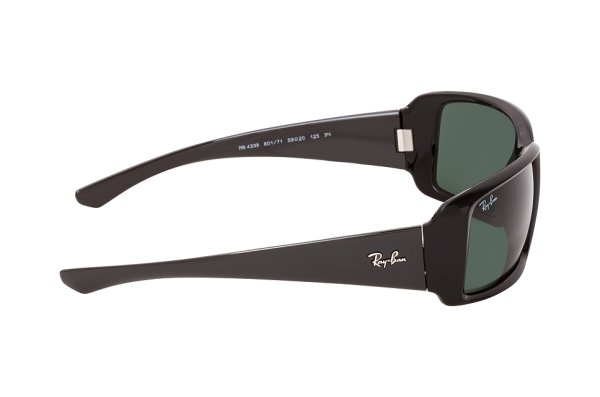  Ray-Ban Highstreet RB4338-601-71 Black | Natural Green