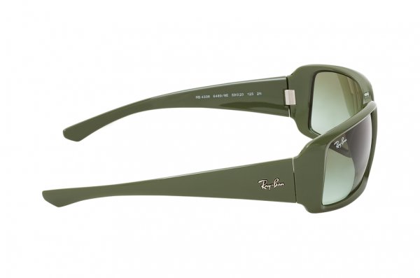  Ray-Ban Highstreet RB4338-6489-8E Dark Green | Light Green Gradient