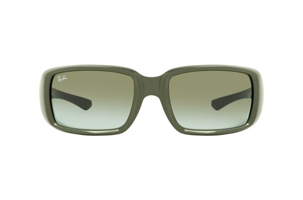   Ray-Ban Highstreet RB4338-6489-8E Dark Green | Light Green Gradient