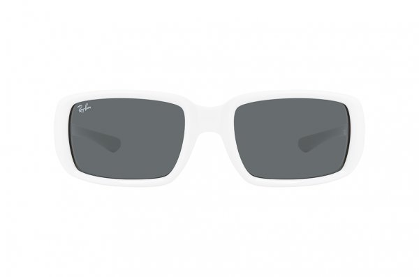   Ray-Ban Highstreet RB4338-6491-87 White | Dark Grey