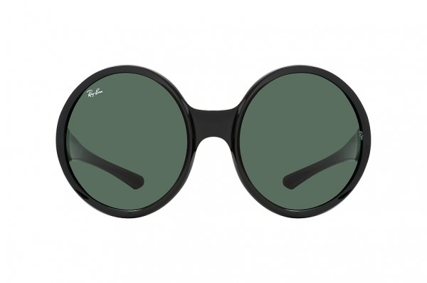  Ray-Ban Highstreet RB4345-601-71 Black | Natural Green