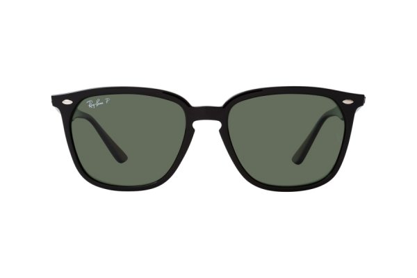   Ray-Ban Highstreet RB4362-601-9A Black | Natural Green Polarized