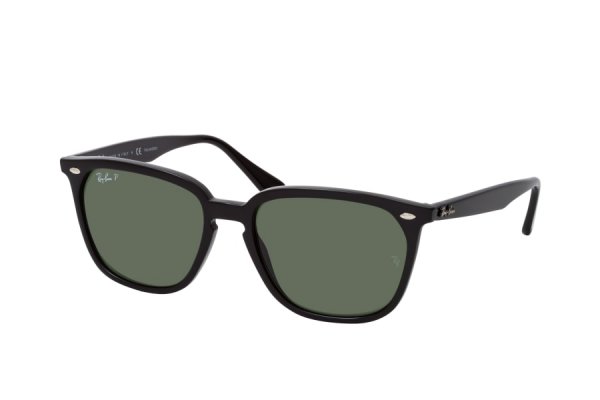   Ray-Ban Highstreet RB4362-601-9A Black | Natural Green Polarized