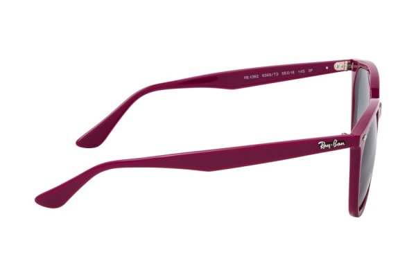   Ray-Ban Highstreet RB4362-6383-T3 Dark Red | Grey Gradient Polarized