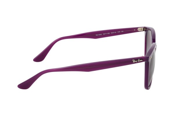   Ray-Ban Highstreet RB4362-6571-8G Dark Violet | Grey Gradient