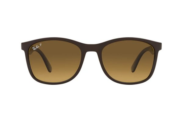   Ray-Ban Highstreet RB4374-6600-M2 Dark Brown | Gradient Brown Polarized