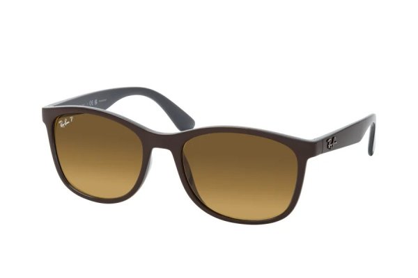   Ray-Ban Highstreet RB4374-6600-M2 Dark Brown | Gradient Brown Polarized
