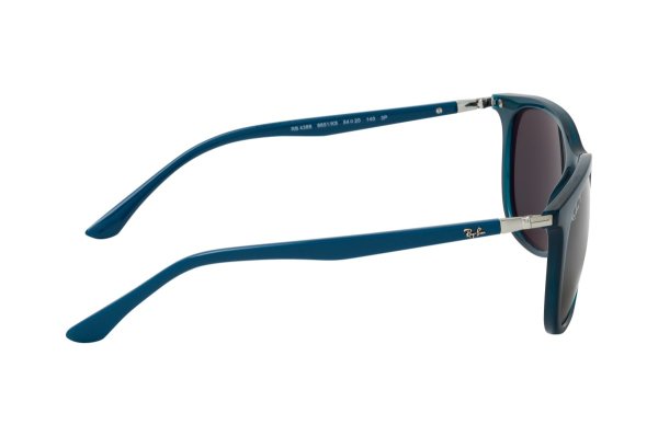   Ray-Ban Highstreet RB4386-6651-K8 Transparent Green | Dark Grey Polarised
