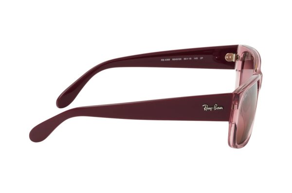   Ray-Ban Highstreet RB4388-6648-G8 Transparent / Red | Light Red