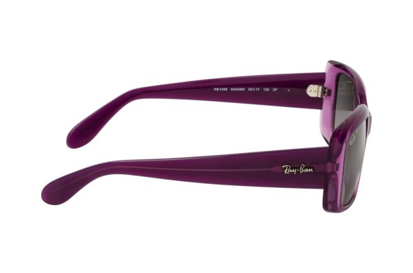   Ray-Ban Highstreet RB4389-6443-M3 Transparent Rose / Beige | Grey Gradient