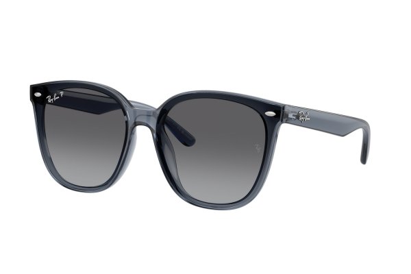   Ray-Ban Highstreet RB4423D-6592-T3 Transparent Grey | Dark Grey Polarized