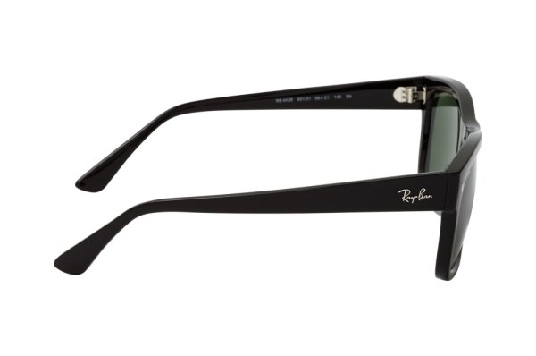   Ray-Ban Highstreet RB4428-601-31 Black | Natural Green