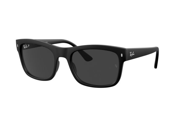   Ray-Ban Highstreet RB4428-601S-48 Matt Black | Black Polarized
