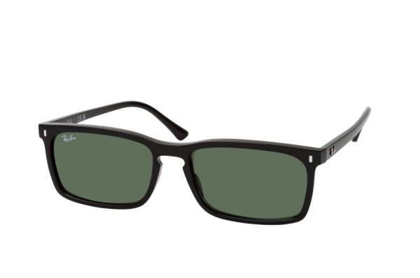   Ray-Ban Highstreet RB4435-901-31 Black | Natural Green