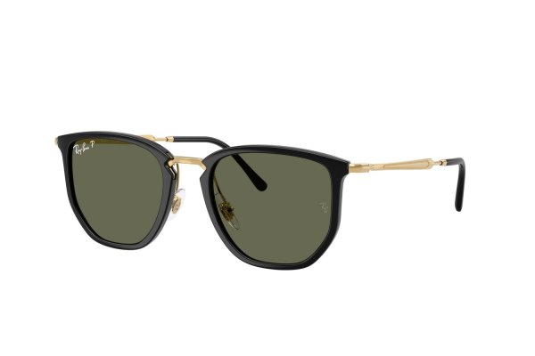   Ray-Ban Highstreet RB4451-6306-58 Black /  Arista | Natural Green Polarized